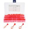 NUWIQ 150 Pezzi Tappi di Protezione per Ingrassatori, Assortimento di Tappi di Protezione per Ingrassatori in Plastica, con Scatola di Immagazzinamento, per Auto, Moto e Camion, M6/M8/M10