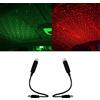 yufana 2 Pezzi Luci Interne per Auto, Luci D'atmosfera A Led Per Auto, Luci a LED per Interni Auto, Cielo Stellato per Auto, Adatto per L'illuminazione Decorativa Automobilistica(Rosso+Verde)