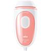 Braun IPL Silk-expert PL1000 - Mini dispositivo di depilazione da donna per depilazione visibile, alternativa al laser da viaggio, semplice, sicuro ed efficiente, colore: Bianco/Rosa