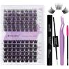 WENDY LASHES Ciglia Finte Ciuffetti Kit Lash Extension D Curl ZW2/ZW3