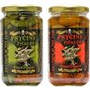 Psycho Juice Psycho Pickles Combo - 1 x CIPOLLINE Al Ghost Pepper 1 x CETRIOLINI Sott'aceto Al Ghost Pepper