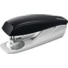 Leitz Cucitrice da Ufficio Compatta, Capacità fino a 25 Fogli, Nero, Design Ergonomico, Include Punti, Gamma NeXXt, Blister, 55016095, graffettatrice