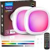 Tedmos Plafoniera LED RGB Soffitto a Batteria Ricaricabile USB, Luce Doccia