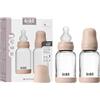 Bibs Biberon in vetro BIBS. Anti-coliche. Set di 2.Tettarella rotonda in Silicone. Favorisce l'allattamento naturale al seno, Complete Set - 120 ml (Pack of 2), Blush