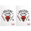 Gamegenic ggs15024ml- 50 standard size sleeves - stranger things - hellfire club (Confezione da 2)