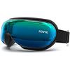 RENPHO Eyeris 1 RENPHO Massaggiatore per occhi con calore, massaggiatore riscaldato per emicrania, maschera per gli occhi con musica Bluetooth, rilassa e riduce l'affaticamento degli occhi (B-Verde)