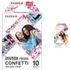 Fujifilm Instax Mini Film Pellicola Istantanea Per Fotocamere Confeti, Formato 46X62 Mm, Confezione Da 10 Foto & Mini Film Pellicola Istantanea Per Fotocamere Macaron, Formato 46X62 Mm