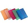 Favorit Cartelline 3 lembi con elastico in plastica colori assortiti Favorit Lumina - 24x32x2,5 cm (conf. 20)