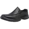 Clarks Men's Bradley Step Loafer, Blk Tumbled Lea, 44.5 EU Weit
