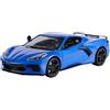 OPO 10 - Auto in Miniatura riprodotta in Scala 1/24 Compatibile per Corvette C8 Blu 2020 - Motormax 79360