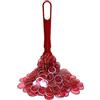 Fonyiunce Set di bastoncini magnetici da bingo，forniture per la scuola materna contatori matematici，Gettoni magnetici del Lotto,Per contare le patatine scolastiche e i giochi di plastica (rosso)
