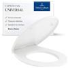 Villeroy & Boch Sedile Universale per wc - Tapa Bianca Lucida con Chiusura Automatica - Sedile Removibile e Infrangibile in Duroplast - Tapa Ovale - Ricambio Originale