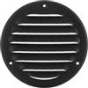 ABOUT VENT Ø 100mm Griglia di Ventilazione in Acciaio Antracite con Zanzariera - Griglie di Aerazione in Metallo