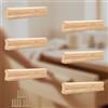 NUWIQ 6 Pezzi per Mobili Legno 64mm - In Legno Massello per Cassetti con Viti - Per Armadi e Mobilia