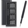 HNCY Set Cacciaviti Precisione 25 IN 1, Kit Cacciaviti Precisione con Torx, Pentalobe, Phillips, Hex etc, Set Cacciavite di Precisione per Occhiali, Orologio, Laptop, PC, Phone, Tablet