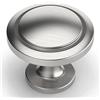 Amerdeco 20 pezzi Pomelli per Mobili Nickel rotto per Mobili da Cucina Pomelli Acciaio Inox per Mobili Rotondo maniglie con vite pomelli per cassetti