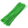 TNSOYCA 100 Pezzi Fascette Plastica Verdi, 3mm x 200mm, Fascette Elettricista, Fascette di Alta Qualità, Resistente allatemperature, Regolabili Multiuso, per Uso Interno ed Esterno