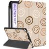 Uppuppy per iPad 9a/8a/7a generazione caso 10.2 pollici ragazze carino bambini donne Folio Smart Cover portamatite design estetico sorriso girly kawaii adolescenti casi unici per iPad 7/8/9 Gen A2602