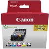 Canon PGI-570 + CLI-571 cartuccia d'inchiostro originale multipack nero / nero / ciano / magenta / giallo 1674 copie