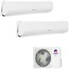 Gree CLIMATIZZATORE GREE MUSE DUALSPLIT 12000+12000+GWHD(18)NK6OO INVERTER R-32 WI-FI