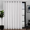 Exclusive Home Curtains Loha - Coppia di occhielli per terrazza, colore bianco inverno, 108 x 84 cm, 1 pezzo
