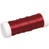 Rayher Filo Metallico per Bigiotteria, Rosso, 0,30 Mm Ø, Rotolo 50 M, 2405518