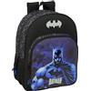 safta BATMAN - Zaino scolastico per bambini, adattabile a carrello, ideale per bambini in età scolastica, comodo e versatile, qualità e resistenza 33 x 14 x 42 cm