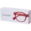 Occhiali da Lettura Glassio Newport Colore Rosso Gradazione +1,0 1 pz