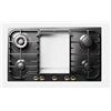Ilve Piano cottura gas Nostalgie HCB90FCN in acciaio inox o smaltato da 86 cm