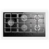 Ilve PRONTA CONSEGNA - Ilve Piano cottura gas Professional Plus HCG90SCK in vetro temperato nero da 86 cm - IN PROMOZIONE FINO AL 6/07