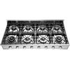 Ilve Piano cottura gas da appoggio Professional Plus HCP1208D in acciaio inox da 120 cm