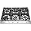 Ilve PRONTA CONSEGNA - Ilve Piano cottura gas da appoggio Professional Plus HCP9656D in acciaio inox da 90 cm