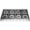 Ilve Piano cottura gas da appoggio Professional Plus HCP12658D in acciaio inox da 120 cm