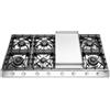 Ilve Piano cottura gas da appoggio Professional Plus HCP1265FD in acciaio inox da 120 cm - Con fry top