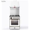 Ilve Cucina M30N Majestic M30DNE3 piano cottura 5 fuochi da 76 cm