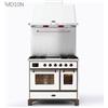 Ilve Cucina MD10N Majestic MD106DNE3 doppio forno e piano cottura 6 fuochi da 100 cm