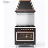 Ilve Cucina P09N da incasso Nostalgie P09INE3 piano cottura 4 fuochi e 2 zone induzione da 90 cm