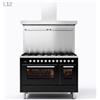 Ilve Cucina L12 Pro Line L12FWM3 piano cottura 8 fuochi con fry top da 120 cm