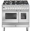 Ilve Cucina PD09W Professional Plus PD09PDWE3 doppio forno e piano cottura 4 fuochi con pescera e dual da 90 cm