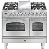 Ilve Cucina PD10N da incasso Nostalgie PD10FDNE3 doppio forno e piano cottura 6 fuochi con fry top e dual da 100 cm