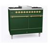 Ilve Cucina PD10N da incasso Nostalgie PD10FDQNE3 doppio forno cieco e piano cottura 6 fuochi con fry top e dual da 100 cm