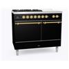 Ilve Cucina PD10N da incasso Nostalgie PD10SDQNE3 doppio forno cieco e piano cottura 4 fuochi con coupe de feu e dual da 100 cm