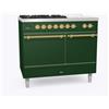 Ilve Cucina PD10N da incasso Nostalgie PD10SQNE3 doppio forno cieco e piano cottura 4 fuochi con coupe de feu da 100 cm
