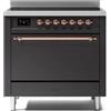 Ilve Cucina P36N da incasso Nostalgie PI366QNSY forno pirolitico cieco e piano cottura induzione da 91.1 cm