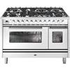 Ilve Cucina P12W Professional Plus P127DWE3 doppio forno e piano cottura 7 fuochi con dual da 120 cm