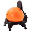 KIKKA ACTIVE CHAIR PLUS - Sedia Ergonomica con Pallone Gonfiabile e Schienale Regolabile (Arancione)