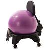 KIKKA ACTIVE CHAIR PLUS - Sedia Ergonomica con Pallone Gonfiabile e Schienale Regolabile (Viola)