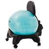 KIKKA ACTIVE CHAIR PLUS - Sedia Ergonomica con Pallone Gonfiabile e Schienale Regolabile (Acquamarina)