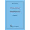 GIAPPICHELLI Assoggettamento, diritto, condizione logotecnica. Opera omnia