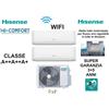 CLIMATIZZATORE DUAL 12+12 HISENSE HI COMFORT GAS R32 A++A+ DC INVERTER 3AMW62U4RJC WI FI INTEGRATO + SMART VOICE CONTROL LINEA 2026 PRONTA CONSEGNA